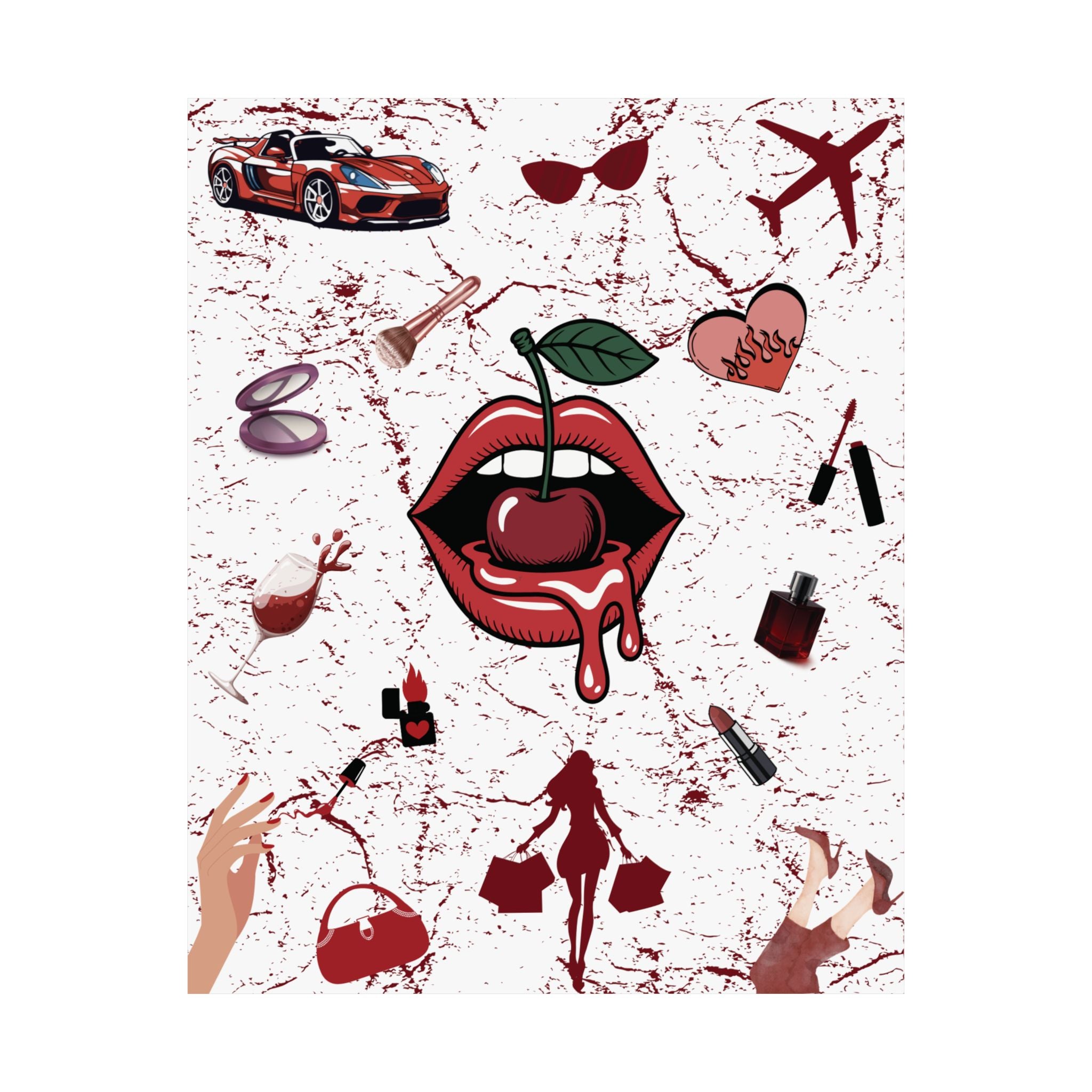 Baddie Wall Poster, Glam Room Décor