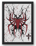 Spider Gothic Poster — Minimal Aesthetic Wall Art