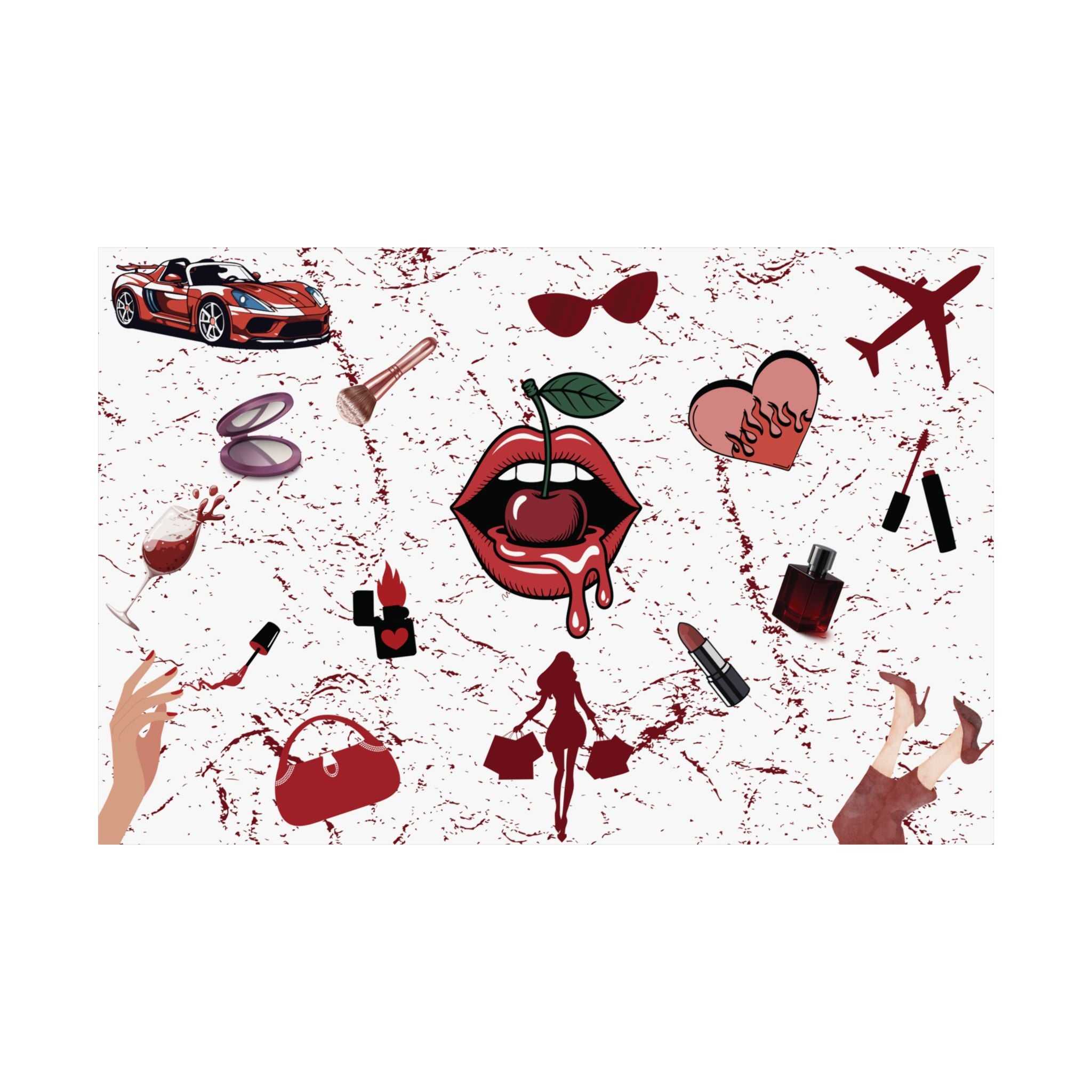 Baddie Wall Poster, Glam Room Décor